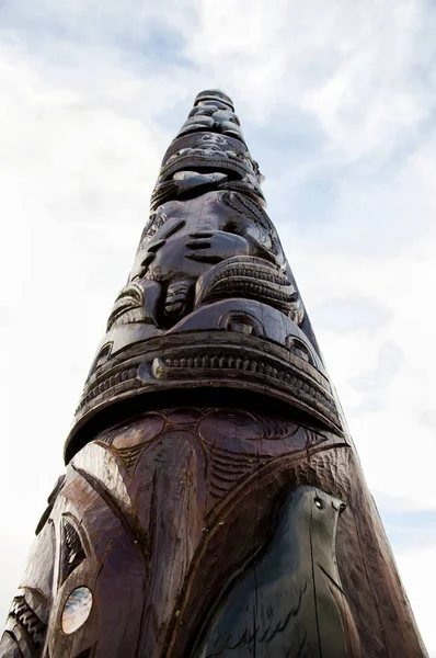Maori Totem New Zealand — Stock Photo, Image