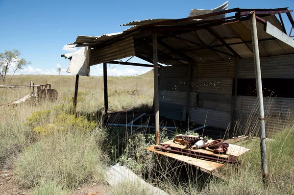 Poste Exploración Prospección Abandonada Australia — Foto de Stock