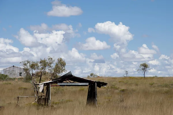 Abandoned Prospecting Exploration Post Australia — Stock Photo, Image