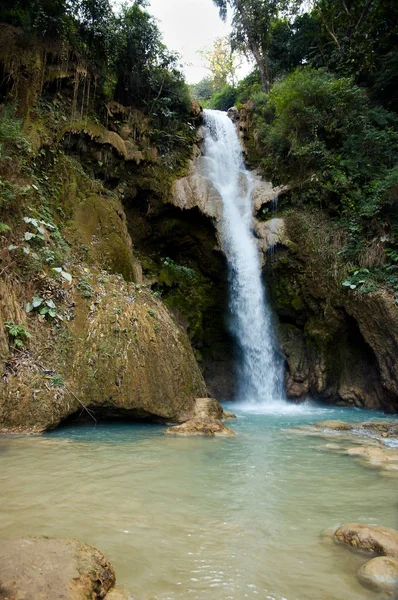 Chutes Kuang Laos — Photo