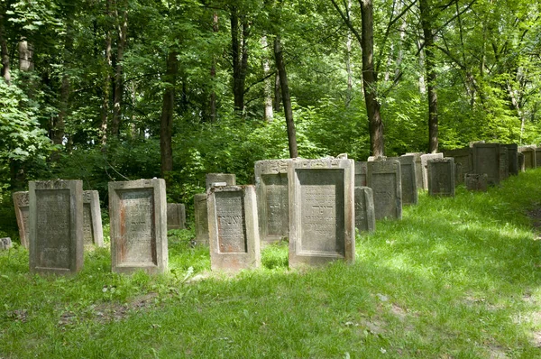 Ebraico Cemetario Lezajsk Polonia — Foto Stock