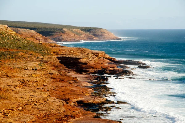 Red Bluff Homokkő Kalbarri Ausztrália — Stock Fotó