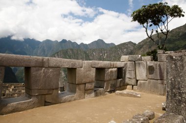Tapınağın üç Windows - Machu Picchu - Peru