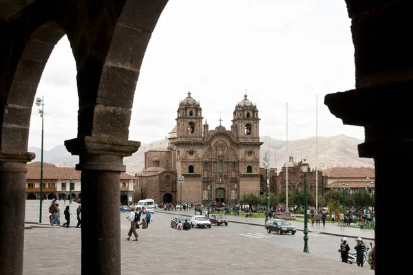 Torre Iglesia Compañía Jesús Cusco Perú — Foto de Stock