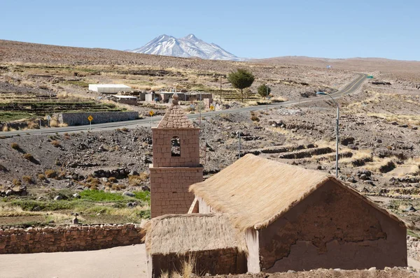 Iglesia Colonial Socaire Chile — Foto de Stock