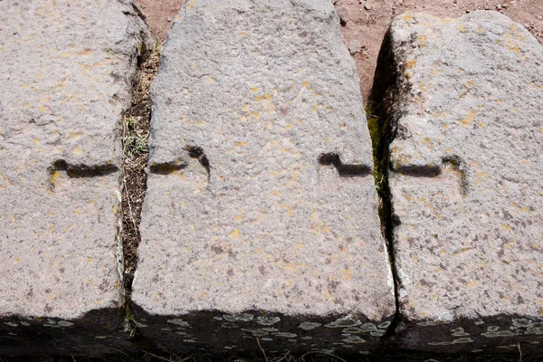 Archeologické Ruiny Tiwanaku Bolívie — Stock fotografie