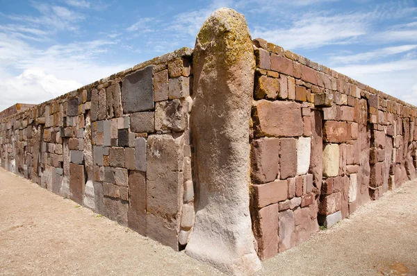 Archäologische Ruinen Von Tiwanaku Bolivien — Stockfoto