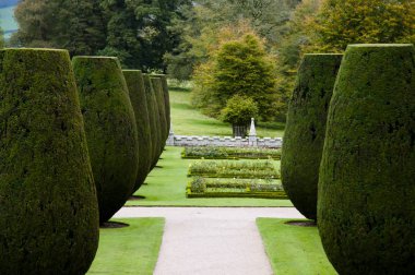 Lanhydrock sivil bucak Bahçe - Bodmin - İngiltere