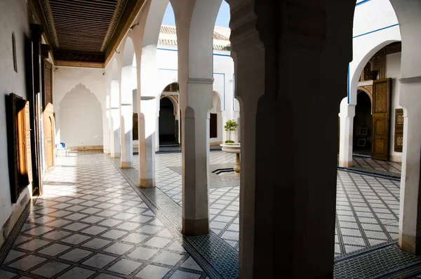 Bahia Palace Marrakesh Marrocos — Fotografia de Stock