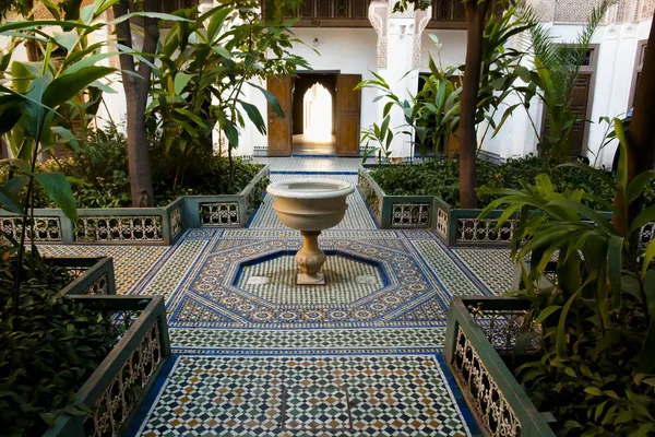 Bahia Palace Marrakesh Marrocos — Fotografia de Stock