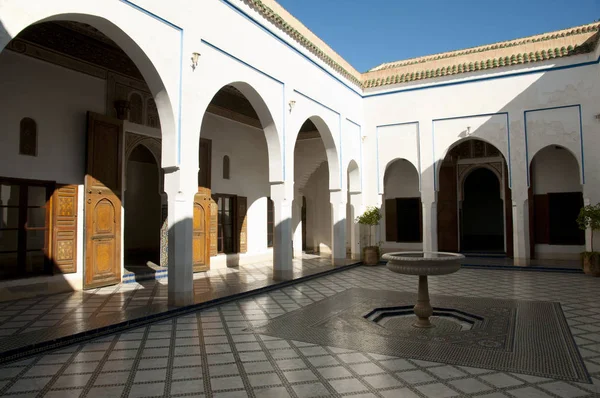 Bahia Palace Marrakesh Marrocos — Fotografia de Stock