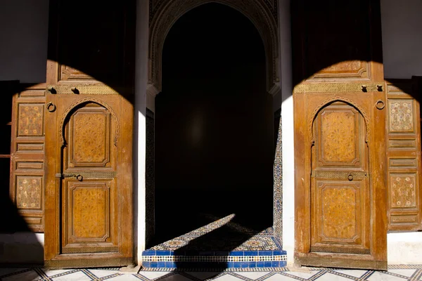 Bahia Palace Marrakesz Maroko — Zdjęcie stockowe