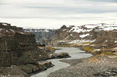 Jokulsargljufur Kanyon Dettifoss şelale - İzlanda