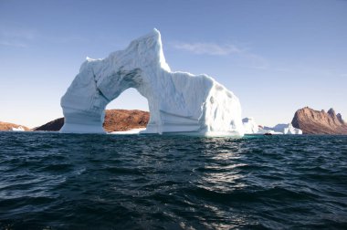 Eroded Iceberg in the Arctic - Greenland clipart