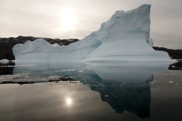 Iceberg Gigante Nell Artico Groenlandia — Foto Stock