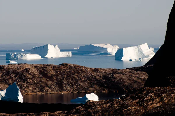 Buzdağları Scoresby Sound Grönland — Stok fotoğraf