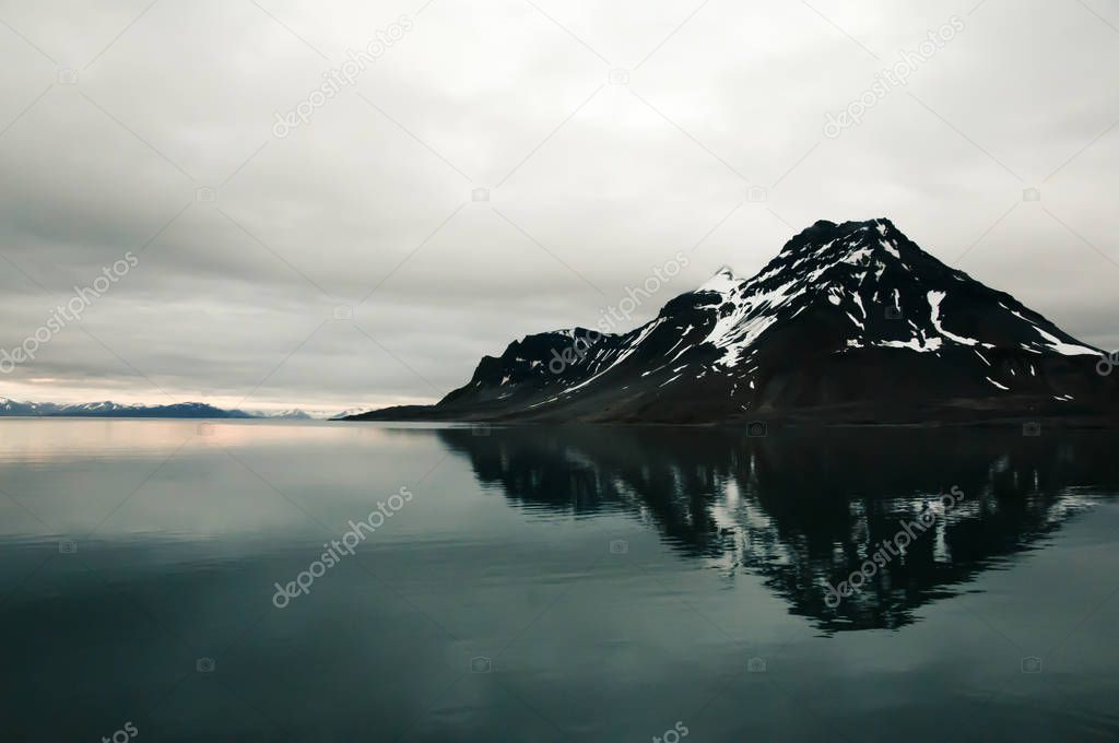 Mountains in Spitsbergen - Svalbard - Norway