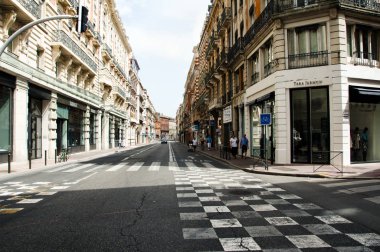 TOULOUSE, FRANCE - August 19, 2012: Commercial buildings on 