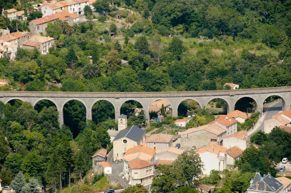 Αψίδα Γέφυρα Lapradelle Puilaurens Γαλλία — Φωτογραφία Αρχείου
