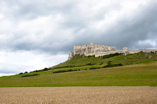 Spišský Hrad Trosky Slovensko Stock Fotografie