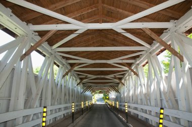 Powerscourt Kapalı Köprüsü - Quebec - Kanada