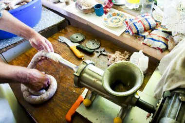 Polonya sosisi bir kırsal çiftlik yapma