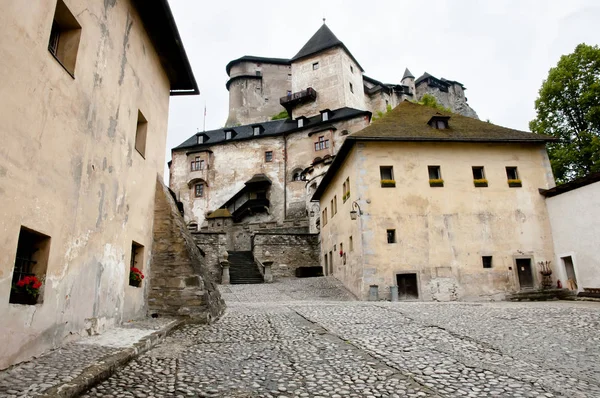 Cour Château Orava Slovaquie — Photo