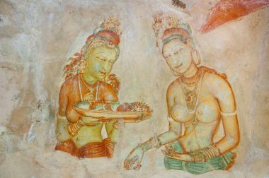 5. yy mağara resimleri, Sigiriya - Dambulla - Sri Lanka