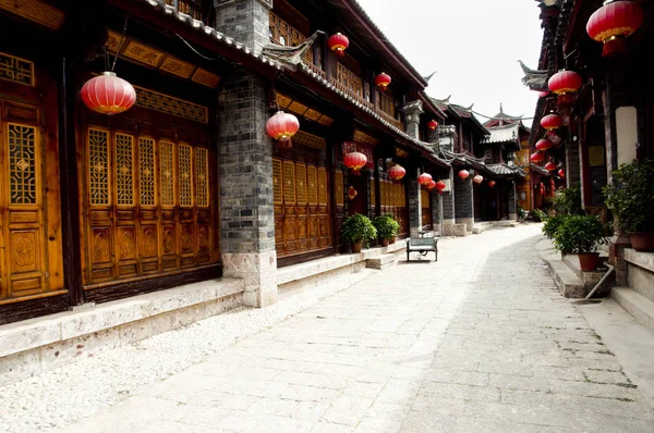 Rue Piétonne Lijiang Chine — Photo