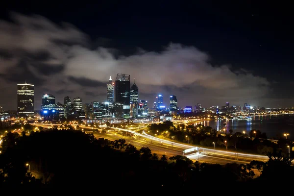 Panoramę Miasta Perth Australia — Zdjęcie stockowe