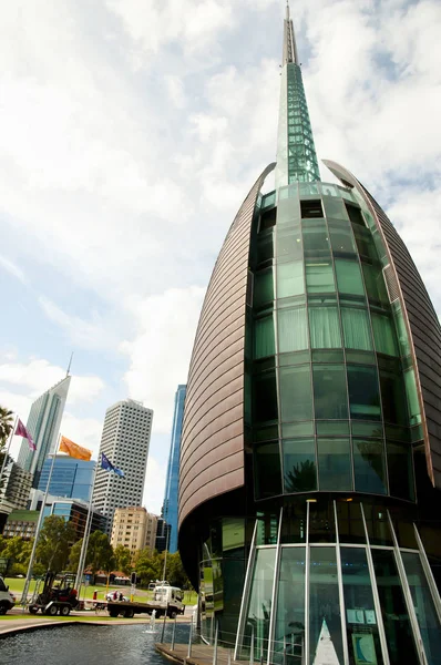 Perth Australia Febrero 2012 Swan Bell Tower Una Torre Cobre — Foto de Stock