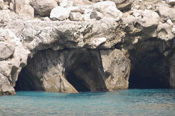 Rocas Faraglioni Isla Capri Italia —  Fotos de Stock