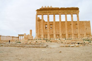 Tapınak, (şimdi yok oldu) Baalshamin - Palmyra Harabeleri - Suriye