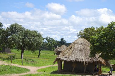 Zambiya Afrika Hut
