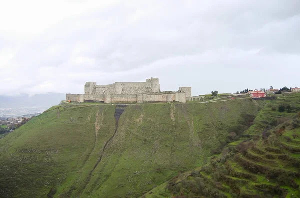 Krak Des Chevaliers Castle Syrien — Stockfoto