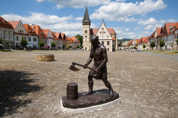 Executioner Statue Bardejov Slovakia — Stock Photo, Image
