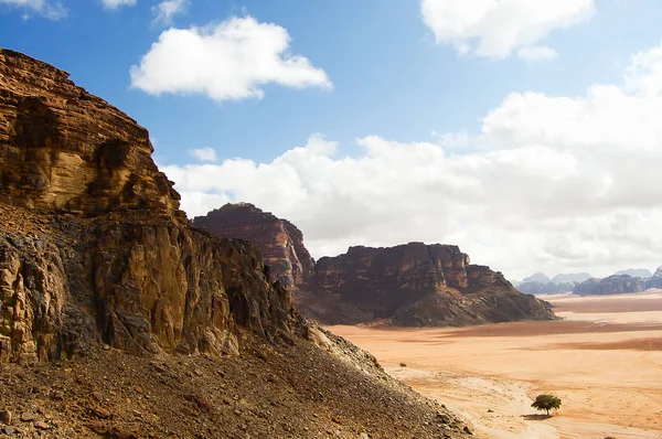 Wadi Rum Stone Desert Jordan — Stock Photo, Image