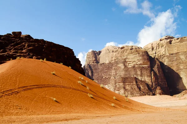 Wadi Rum Stone Desert Jordan — Stock Photo, Image