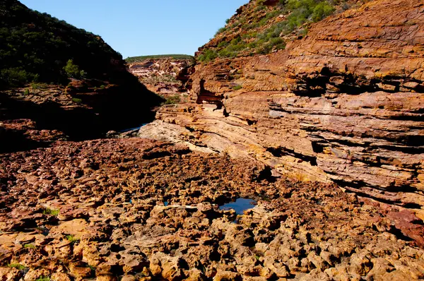 Río Murchison Garganta Kalbarri Australia — Foto de Stock