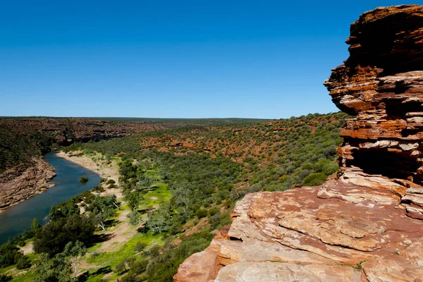 Río Murchison Garganta Kalbarri Australia — Foto de Stock