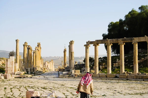 Jerash Ruins Амман Иордания — стоковое фото