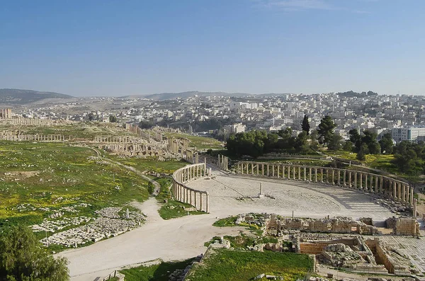 Jerash Ruins Амман Иордания — стоковое фото