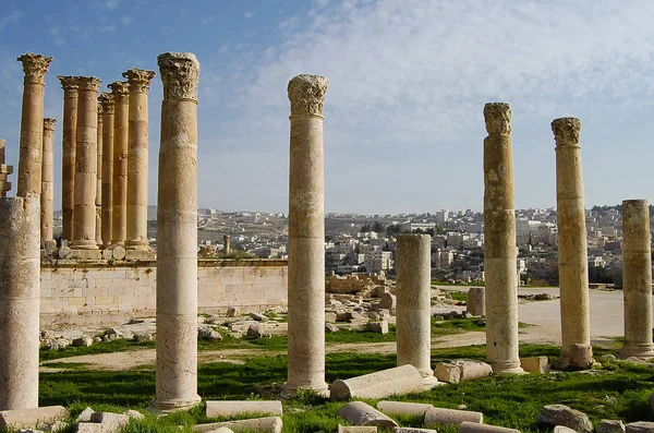 Jerash Ruins Амман Иордания — стоковое фото