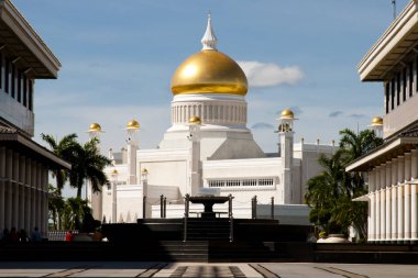 Sultan Omar Ali Saifuddin Mosque - Brunei clipart