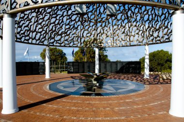 Geraldton, Avustralya - 21 Ağustos 2018: Hmas Sydney Ii Memorial Rotary Kulübü Geraldton tarafından başlatılan
