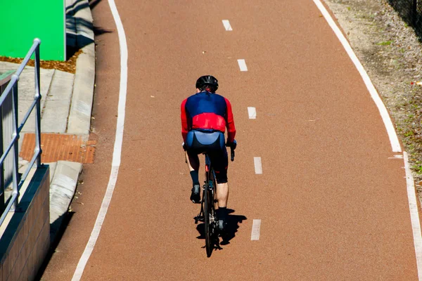 パース オーストラリアにサイクリング コース — ストック写真