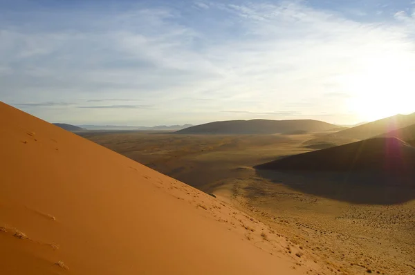 Dunes Sable Sossusvlei Namibie — Photo