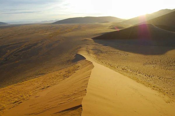 Dunes Sable Sossusvlei Namibie — Photo