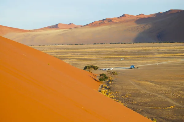 Dunes Sable Sossusvlei Namibie — Photo