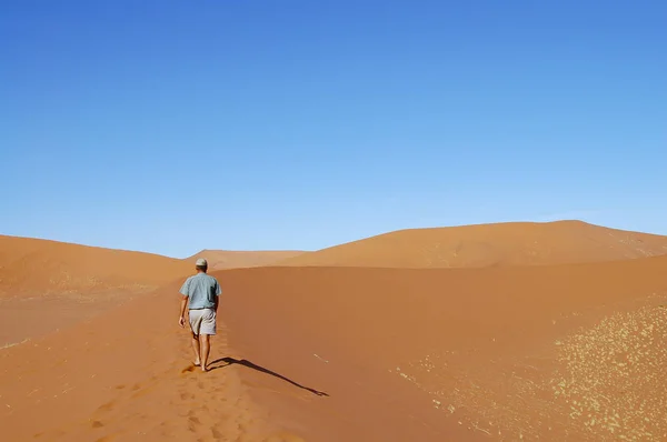 Dunes Sable Sossusvlei Namibie — Photo